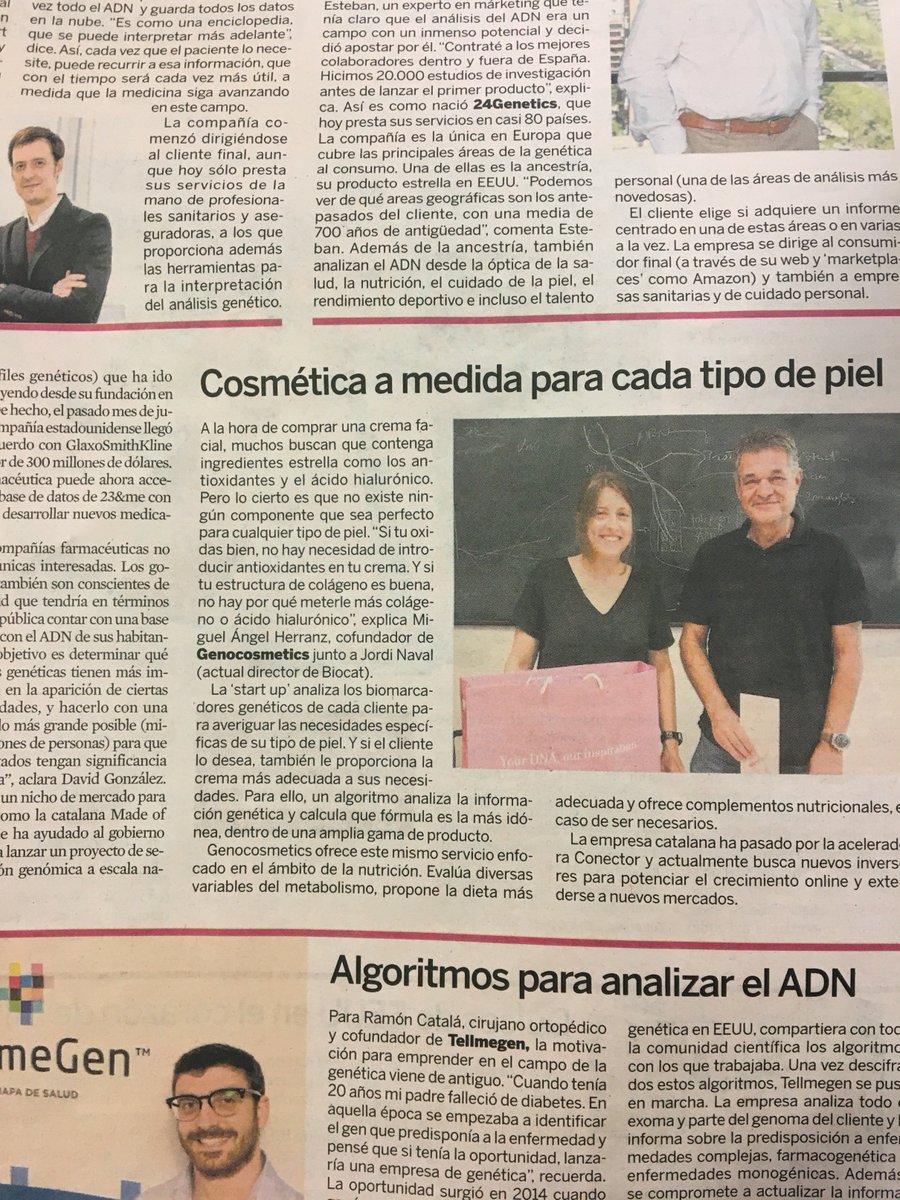Genoxage's tweet photo. Cosmética a medida para cada tipo de piel @expansioncom https://t.co/I4eWIatkJW https://t.co/BwVy2i78ic