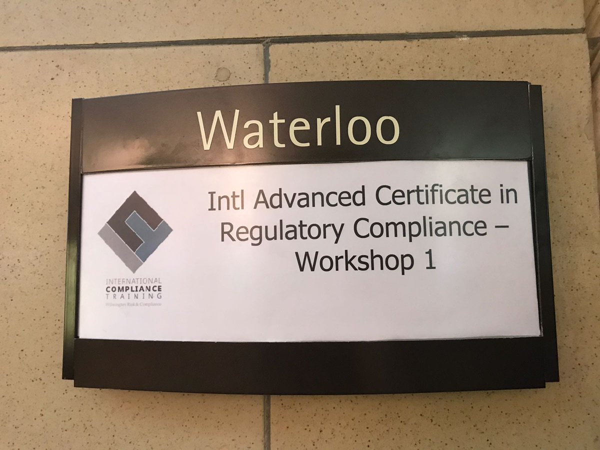 IntegressUK's tweet photo. It was a memorable professional milestone to host my first teaching session for the International Compliance Association last week. I will be teaching many more workshops like these so do keep an eye on my social media profiles for date announcements.

#ICA #compliance https://t.co/7CQ7wPNi1l
