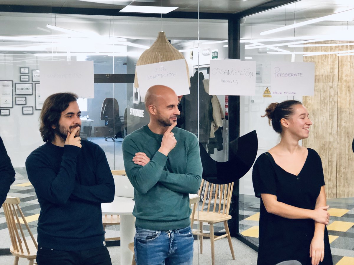 syntonize_'s tweet photo. ¡Seguimos creciendo! Gloria se ha incorporado recientemente al equipo @syntonize_ El viernes participamos en una sesión de Agile Coach enfocada en nuestros talentos para ponerlos en sintonía y evolucionar juntos 🚀✨ #talento #coaching #syntonizers https://t.co/8rwameq6Mt
