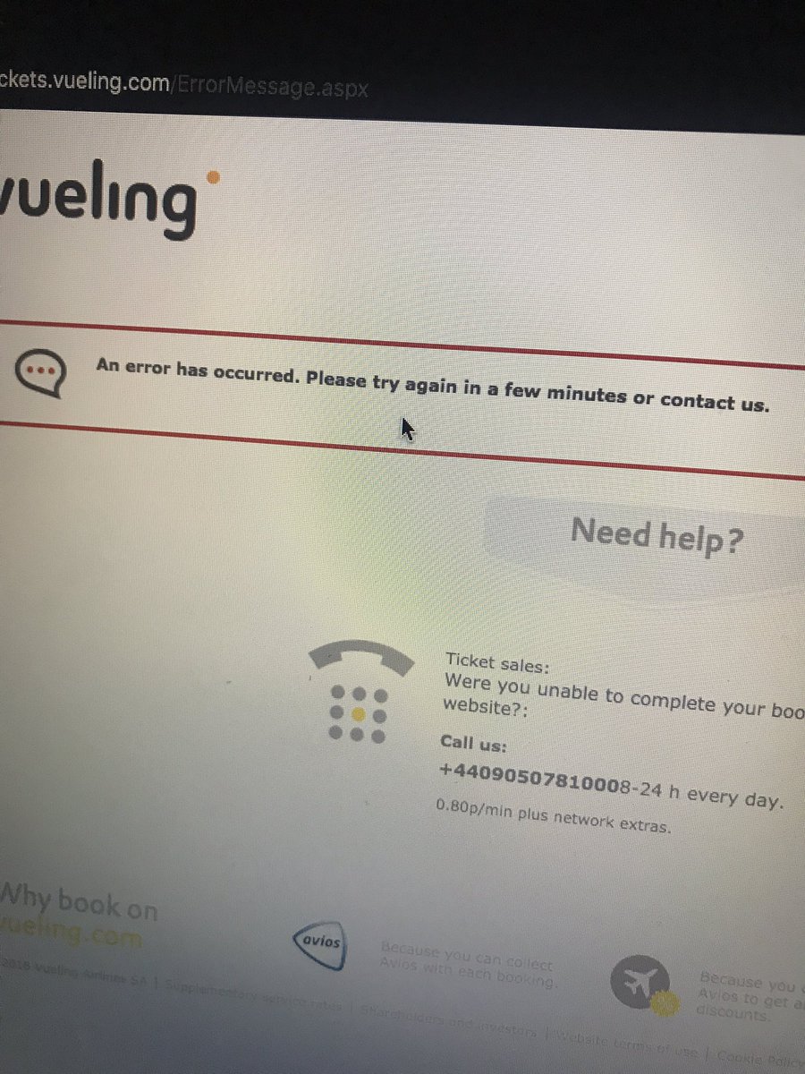 Lo que sucede cada vez que intentas comprar un vuelo con <a href="/vueling/">Vueling Airlines</a> Mejor comprarlo con otra aerolínea que tenga una web decente. Mi paciencia alcanzó el límite, llevo una hora intentando comprar un vuelo!