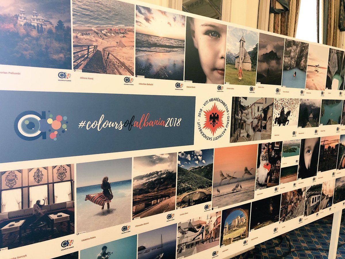 AlEmbBulgaria's tweet photo. #VMKGJKS u mbyll dje në #Sofje me një ekspozitë të fotove më të mira të #ColoursofAlbania2018 me rastin e festimit të Ditës së Pavarësisë
#106vjetshtet #FlagDay🇦🇱 https://t.co/3Fw2NybDxk