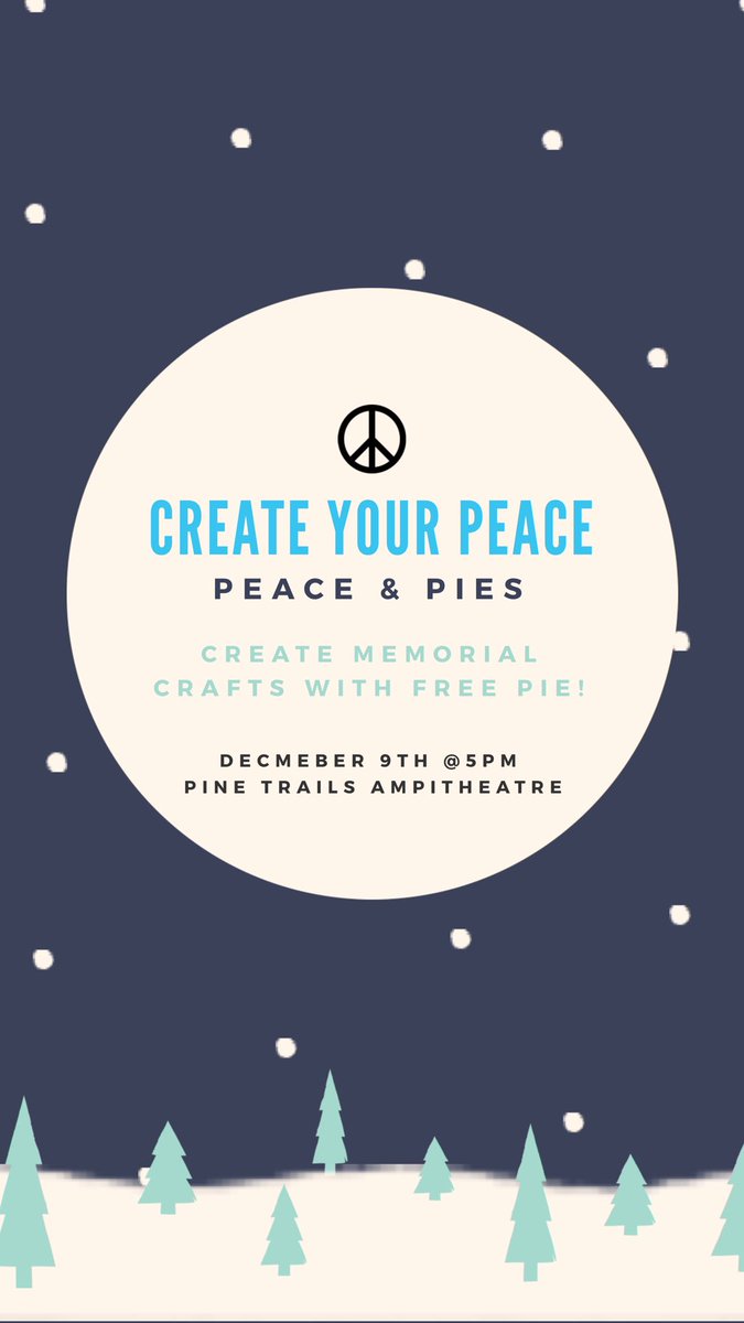 jessfrengut's tweet photo. Create Your Peace is back this Sunday, everyone is welcome!!! #CreateYourPeace #MSDstrong #Pie! https://t.co/iw0bnM9QRd