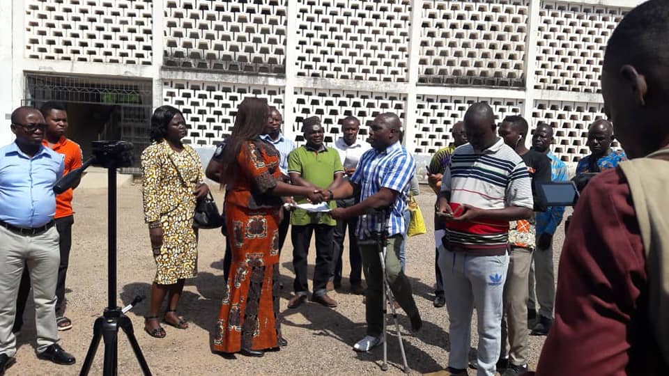 teeregh's tweet photo. On the celebration of the international Disability Day, TEERE joined the Ghana Federation of Disability Organisations(GFD) to march the principal streets of Bolgatanga to advocate for accessibility of public buildings to Pwds in the Upper East Region.
#DisabilitiesDay https://t.co/1rIGRqyT3G