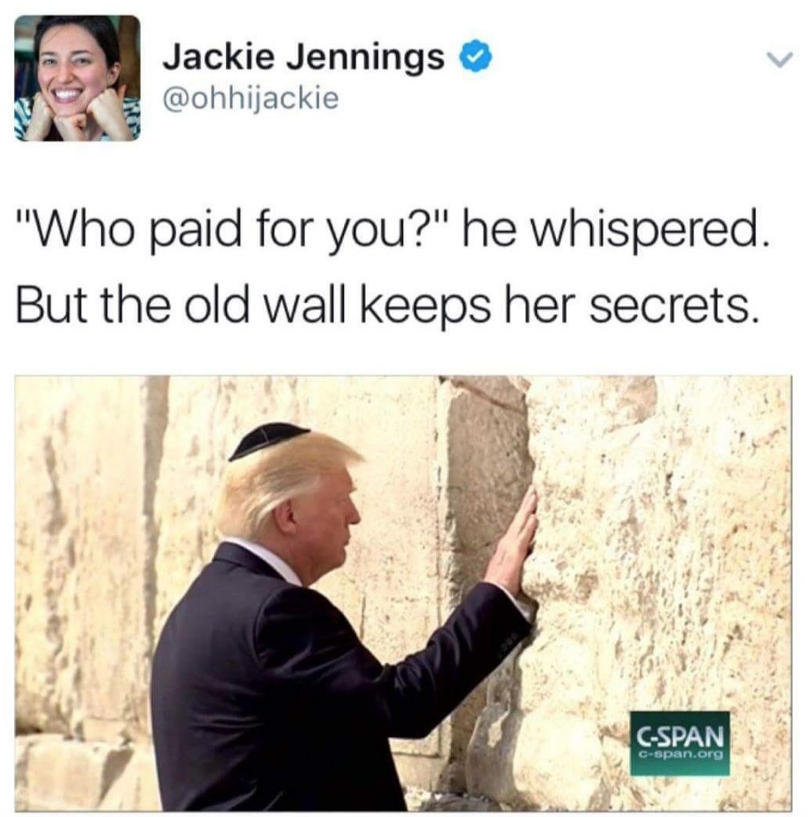 MensHumor's tweet photo. Keep your secrets, wall. https://t.co/HvfpLZYZAP