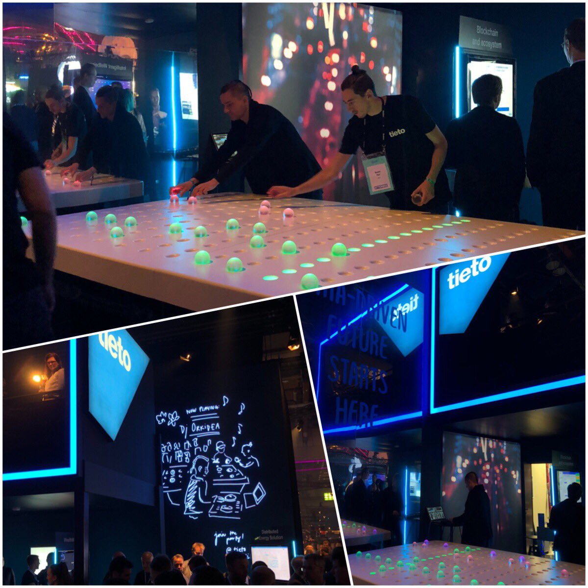 ninalindfors's tweet photo. Come and check out the groove with @DJOrkidea and #GRIDI at the Tieto booth @SlushHQ #tietolife https://t.co/PdNROaY25c