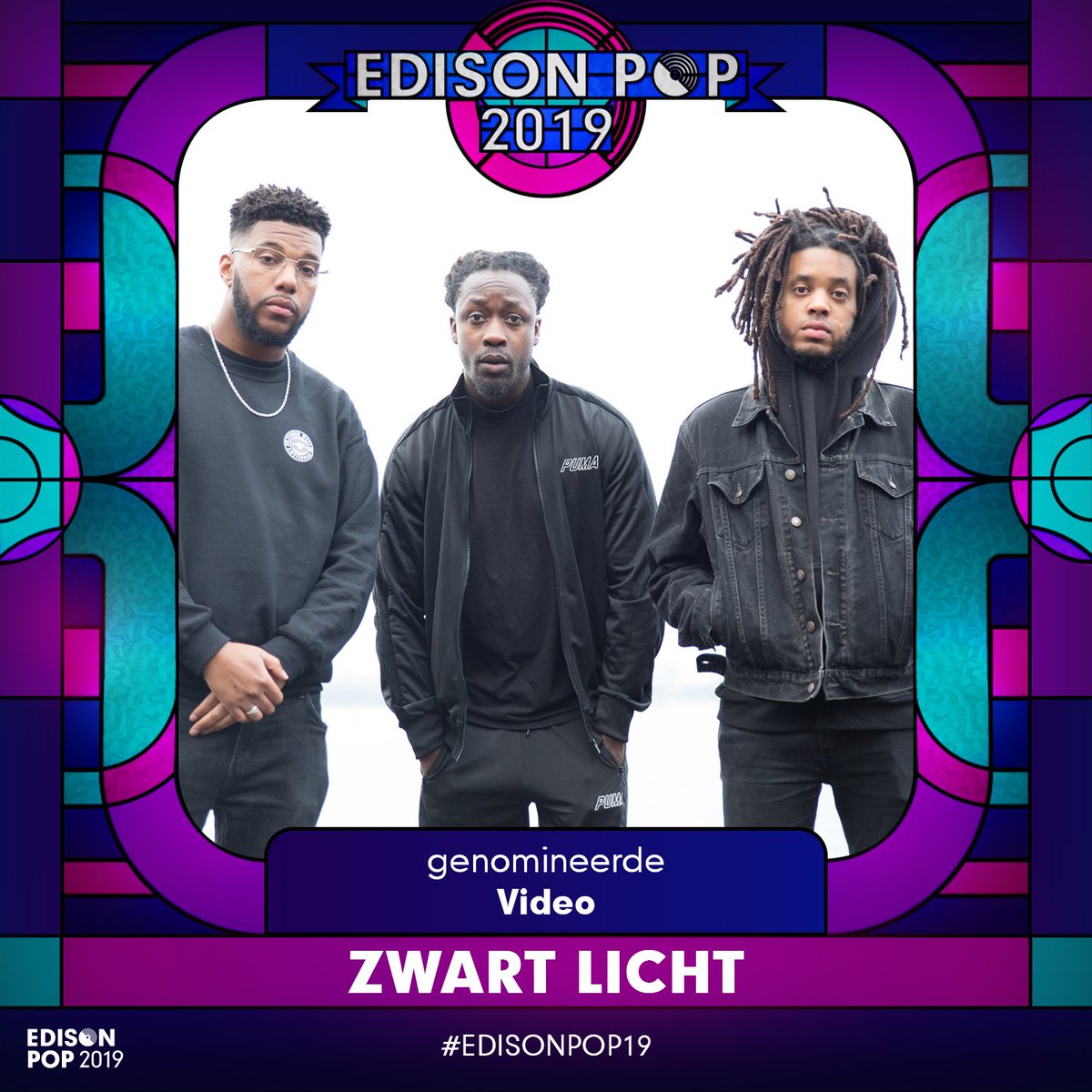 NeerlandsDope's tweet photo. Zwart Licht is samen met @TherealRayfuego genomineerd voor Edison Pop 2019! #EdisonPop19 https://t.co/733wgM3WAX