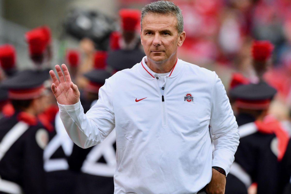 BleacherReport's tweet photo. Breaking: Urban Meyer will step down as Ohio State’s head coach. OC Ryan Day will replace him. https://t.co/7hoVXP0AlS
