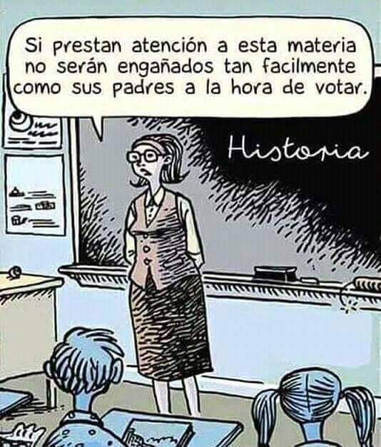 Pues vamos a tener que estudiar mucha historia. ¿No os parece?