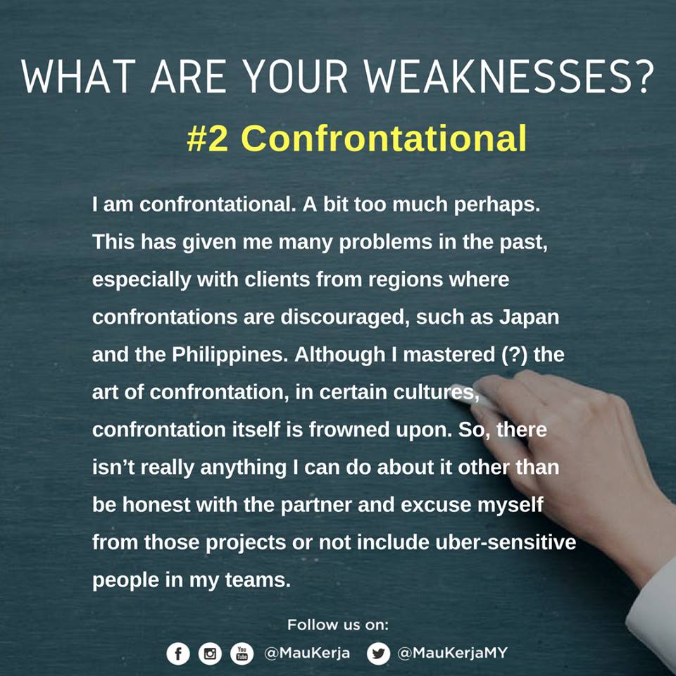 aaizatnizam's tweet photo. Jangan takut untuk jawab soalan "What are your weaknesses" semasa temuduga meh baca dan save contoh jawapan ni👍 

Kredit: mau kerja https://t.co/TGrbdHHEM2