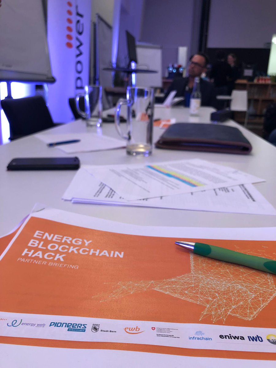 GreeneumNet's tweet image. Greeneum is happy to participate in the first Energy Blockchain Hackathon in Switzerland along great other projects and people #energyblockchainhack @Pioneers @energywebx @Bern_Stadt @ewbBern⁩ @BFEenergeia⁩ ⁦⁦@infrachain_ch⁩