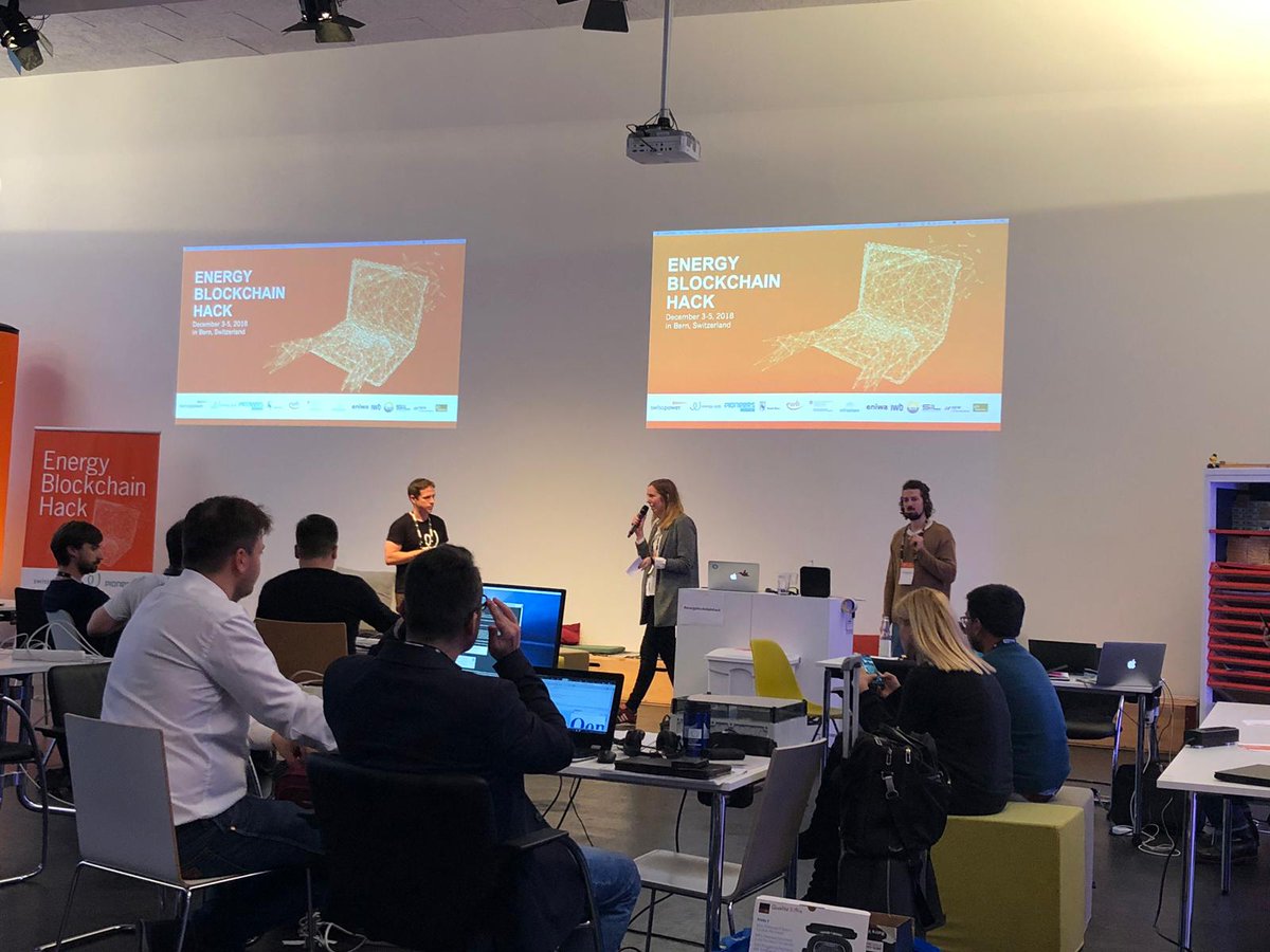 GreeneumNet's tweet image. Greeneum is happy to participate in the first Energy Blockchain Hackathon in Switzerland along great other projects and people #energyblockchainhack @Pioneers @energywebx @Bern_Stadt @ewbBern⁩ @BFEenergeia⁩ ⁦⁦@infrachain_ch⁩