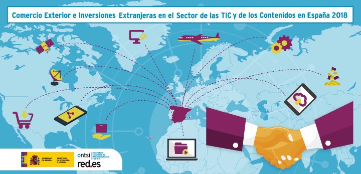 INEO_org's tweet image. El @ONTSI ha presentado el informe de 2018 sobre #ComercioExterior e #InversionesExtranjeras del sector #TIC. Compartimos el link al mismo.
👉bit.ly/2Rt3WJ8