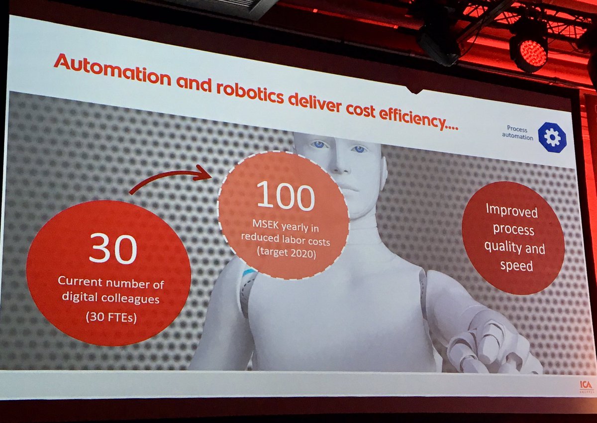etawaststjerna's tweet image. Will retailers become tech companies or will tech companies become retailers? asks Liv Forhaug, Chief Strategy Officer, ICA. Fascinating story of digital transformation at ICA Gruppen. ICA is using new technologies and launching 
new services to consumers - #oracleclouddayse
