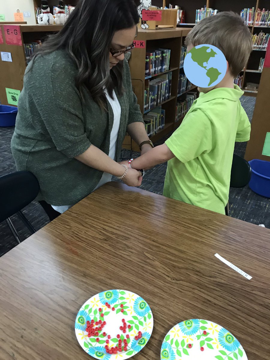 Enjoying Hour of Code with my little Warriors. Making personalized holiday coding bracelets. Thanks, Ms. V for the extra pair of helping hands! #HourofCode #Warriors