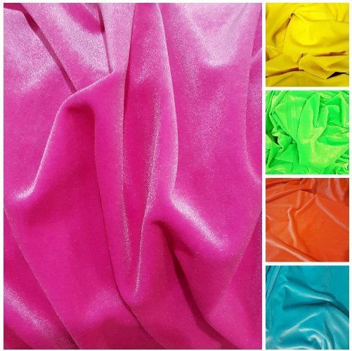 Neon Stretch Velours . . . Fabric so bright you gotta wear shades 😎💖💛💚🧡💙

#neon #neonvelour #sobrightyougottawearshades #fabrics #fashion #velvet #velour #stretchvelour #neonlove #fabricswatches #samples #distinctive #denholme #denholmevelvets