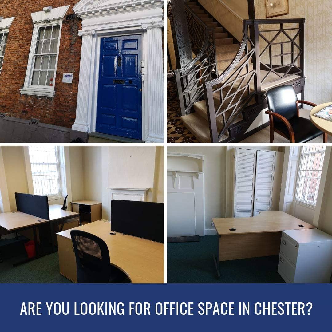 Fearnalls's tweet photo. #ToLet Are you looking for office space in Chester city centre?  We have 2 x offices available in beautiful Abbey Square.    From £65 pw (Inc utilities - excl rates (if applicable), telephone and internet).  Call us on 01244 340 402.  #Fearnalls #ChesterTweets #Chester #Offices https://t.co/j4QMJwaDXh
