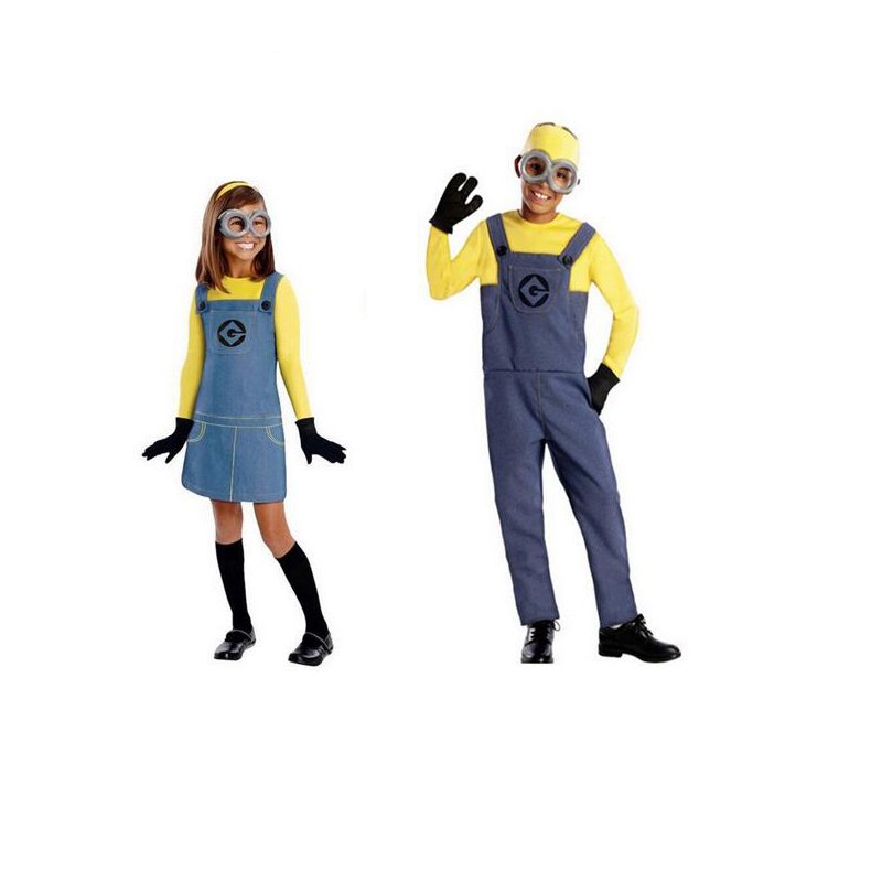 “#minionplanet Minions Boy and Girls Cosplay Costume #minionplanet #minion ...