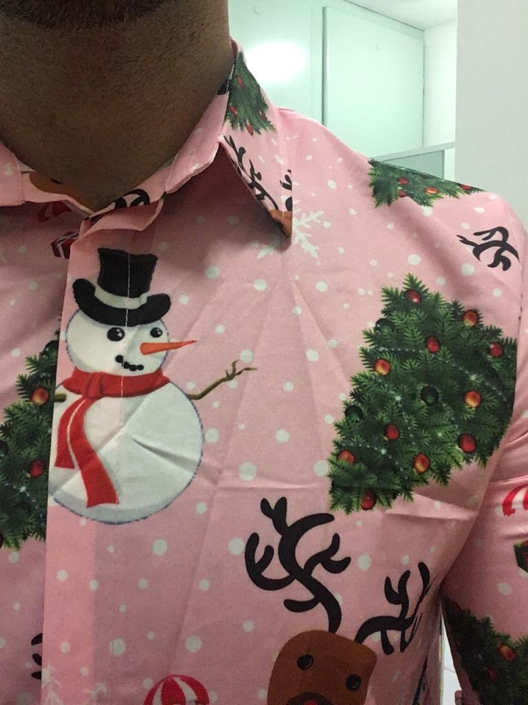 TBPcouk's tweet photo. Sadly didn’t win the @AFSCompliance #XmasJumper competition as I wore a shirt not a jumper. Well done to @AldermoreBank who won with their Xmas Sweatshirts. #NotAJumper #Xmas #TBP https://t.co/nCBWD6qBz0