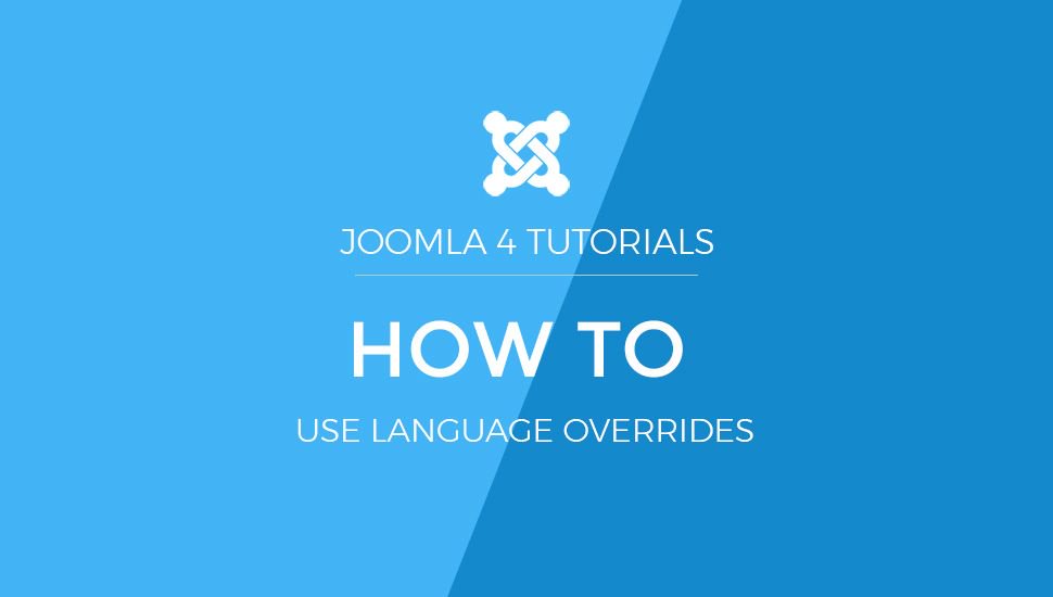 jomsocial's tweet image. Joomla 4 Tutorials: How to use Language override
#joomla #joomla4 #joomlatips
buff.ly/2GaHBPB