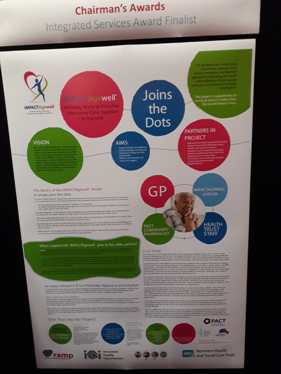 Delighted to be shortlisted at #nhsctawards18 for #IntegratedServicesAward for #IMPACTAgewell @HSCBoard <a href="/PACT_NI/">PACT_NI</a> <a href="/MOICNI/">MOICNI</a> <a href="/NHSCTrust/">Northern Trust</a> <a href="/rcgp_ni/">RCGPNI</a> #11GPs <a href="/mea_bc/">Mid and East Antrim Borough Council</a> #icpchange @DunhillMedical @CDHNJoanne
