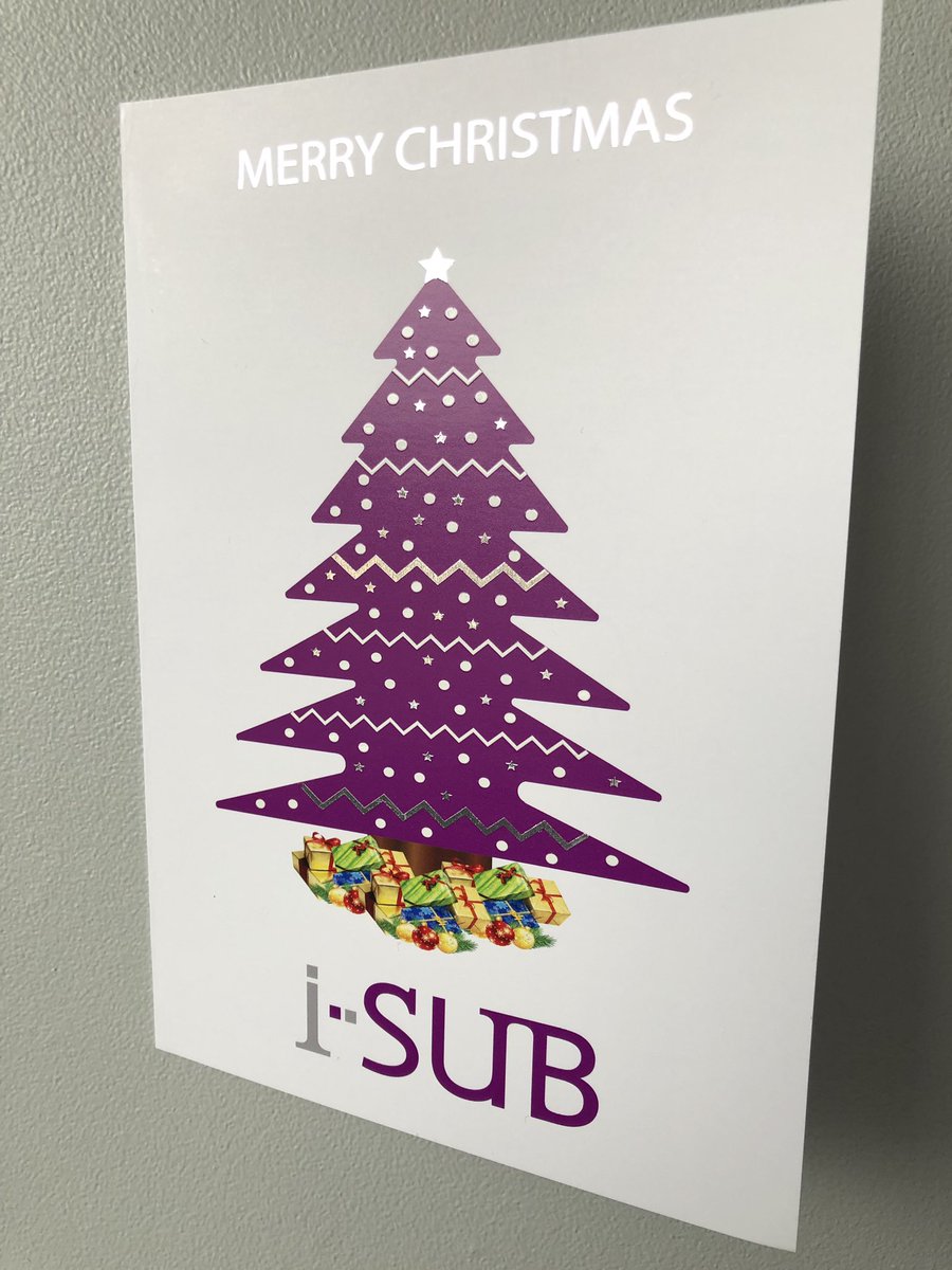 isubdigital's tweet photo. We decided to practice what we preach this year, made our own Xmas cards from scratch!
Printed on our demonstration @MimakiEurope UJF 6042 MKII UV printer with CMYK &amp; Spot Varnish then applied our exclusive Digital-Foil to make it bling!
Merry Xmas everyone. https://t.co/75lTHY8Hm3