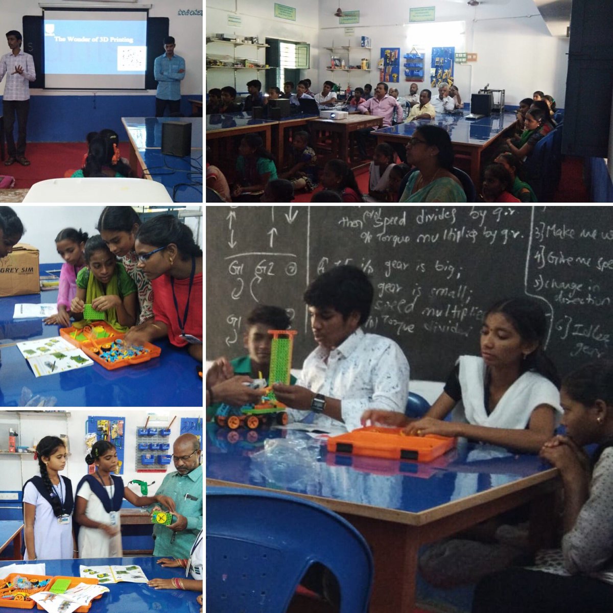 kanchandwivedi's tweet photo. Excited to be a #MentorOfChange at #ZPHighSchoolIppili.The bright & inquisitive students under the guidance of Head Master, Mr. S T Rao & ATL Incharge, Mr. V Satyanarayana were taught about #3DPrinting & #GearSystem by Mr. Amol.#AtalTinkeringLab @AIMtoInnovate @NITIAayog https://t.co/Rc2FgNlZXC
