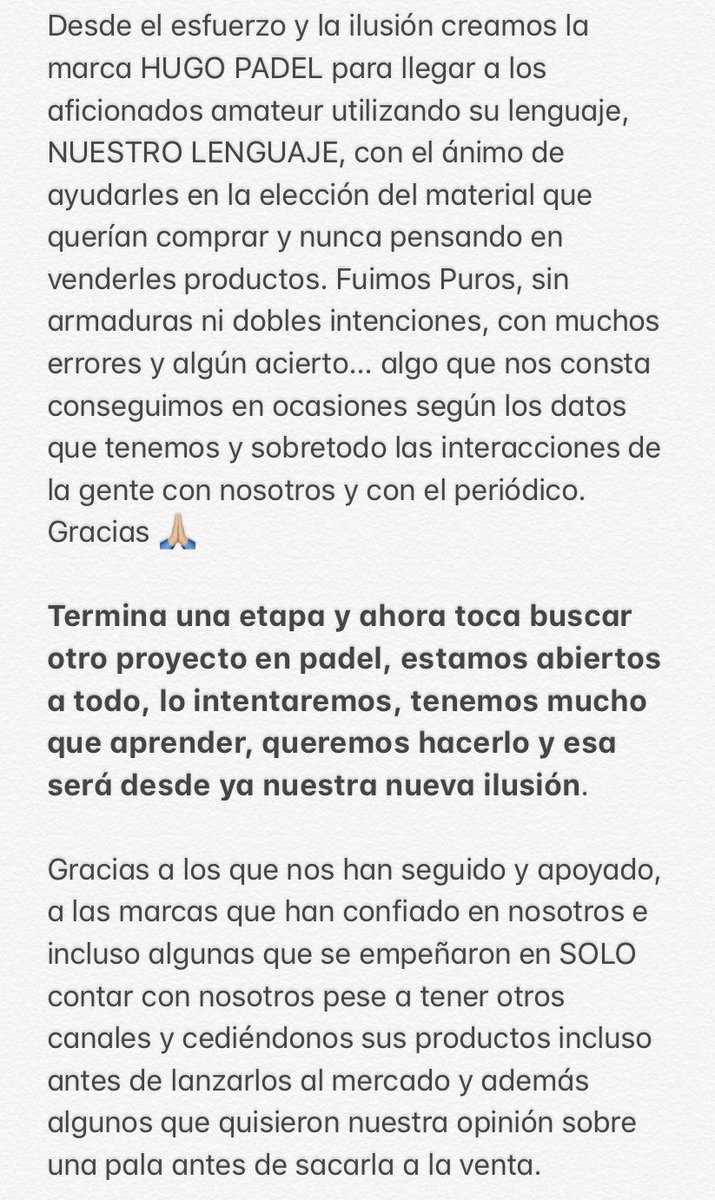 Hugo Padel tweet media