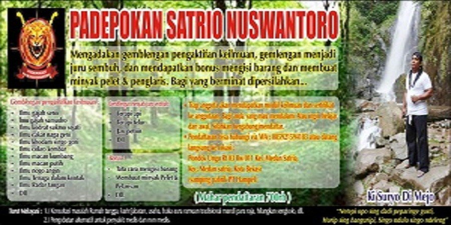 PADEPOKAN SATRIO NUSWANTORO demokrasinews.com/blog/padepokan…