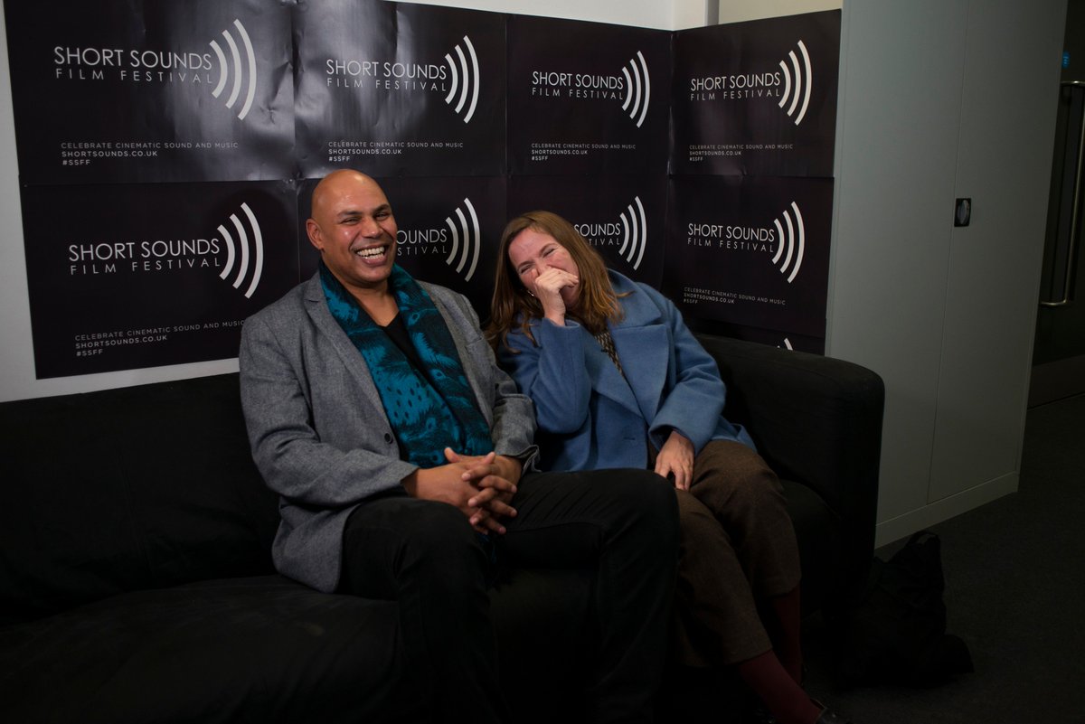 shortsoundsfest's tweet photo. The fabulous BAFTA winning Jessica Hynes explores creating the score for The Fight with sound designer James Hynes and director Dan Pringle #SSFF18 https://t.co/8YCImaaPEP