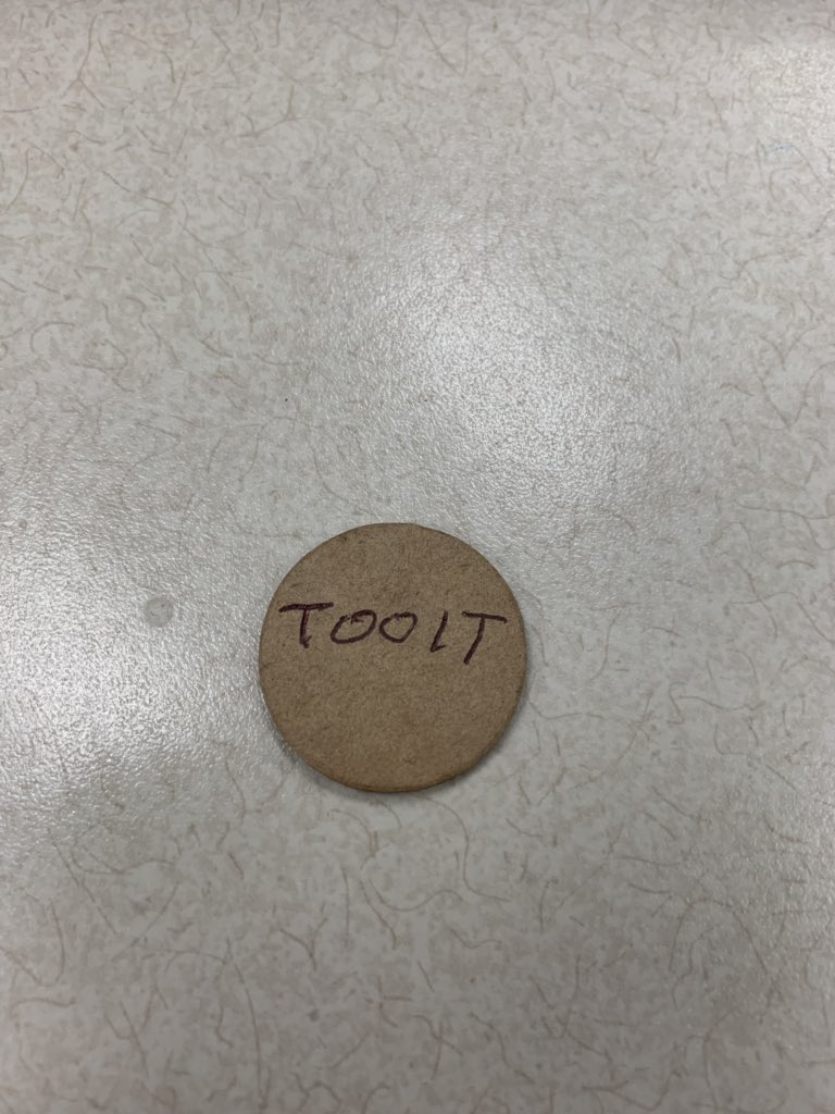 You guys will appreciate this lol. Coworker comes and says “the next time someone says they’ll do something for you when they get around to it, give them this.” 

Get it? A-round-to-it?? I chuckled more than I maybe should have but this is the good stuff I love for 😆😆😆