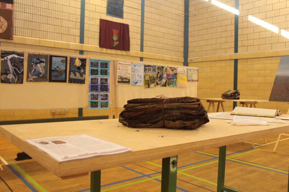 We excited to be setting up the #RobDonn exhibition in Kinlochbervie this week! Here's a sneak peak...#Gaelic #StrathnaverMuseum #Poet