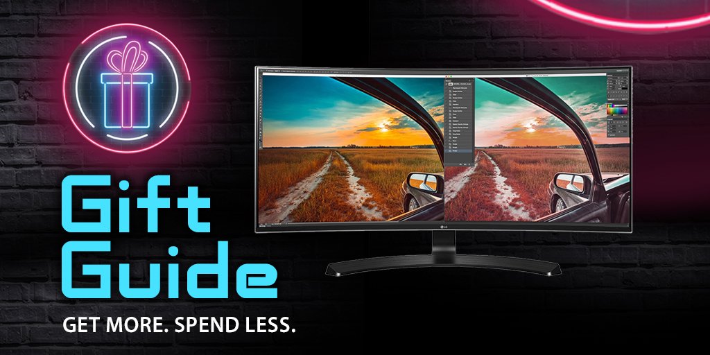 microcenter's tweet image. The 34" 21:9 UltraWide QHD IPS Curved LED #GamingMonitor by @LGUS offers amazingly sharp picture quality at a low price of $549.99. Like, retweet and comment on “What features are most important in a gaming display?” for your chance to win one. bit.ly/2BzcwAo #pcgaming