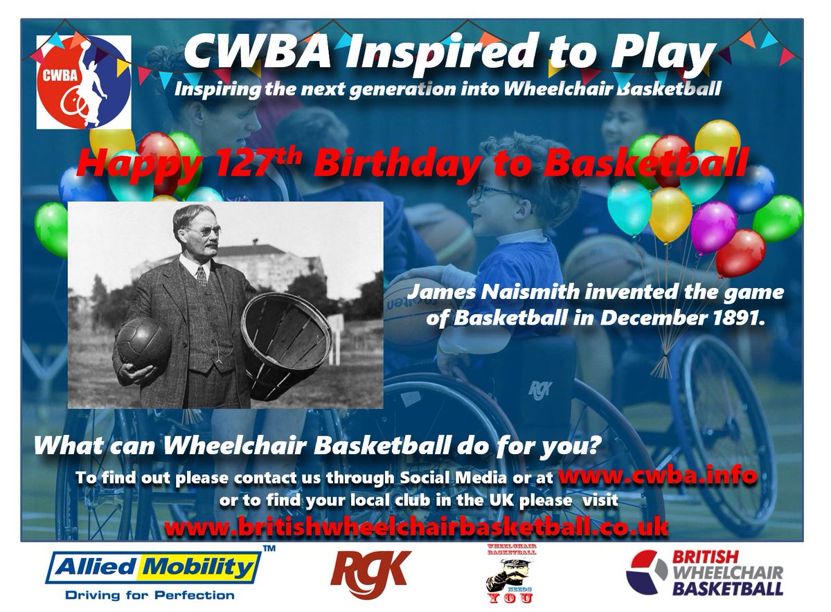 CWBA (@thecwba) on Twitter photo Who's going to put this date in their Diary and celebrate every year?
<a href="/BritWheelBBall/">British Wheelchair Basketball</a> <a href="/RGKWheelchairs/">RGK Wheelchairs</a> <a href="/alliedmobility/">Allied Mobility</a> @WheelchairBasketball Who's going to put this date in their Diary and celebrate every year?
<a href="/BritWheelBBall/">British Wheelchair Basketball</a> <a href="/RGKWheelchairs/">RGK Wheelchairs</a> <a href="/alliedmobility/">Allied Mobility</a> @WheelchairBasketball