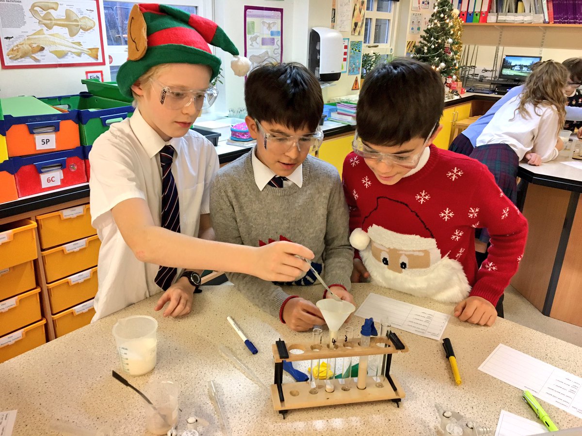 KESBathJunior's tweet photo. Our Christmassy scientists have been investigating which conditions are best for yeast to grow. #KESScience https://t.co/z40URsRPtk