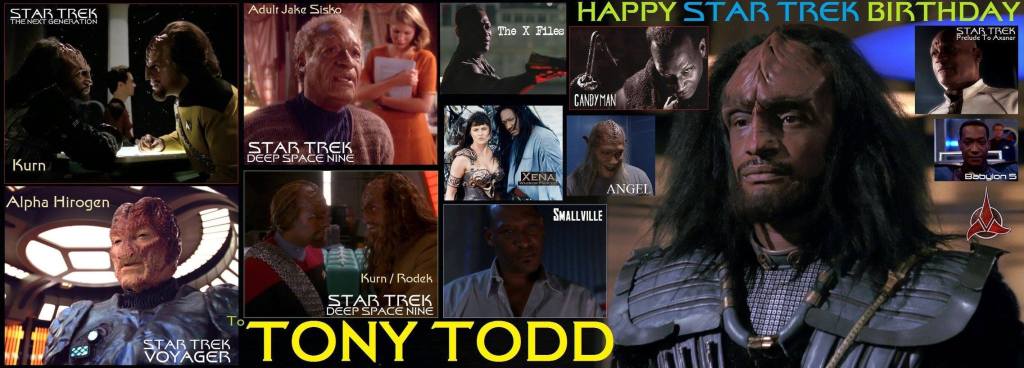 Happy birthday to Tony Todd, born December 4, 1954.  