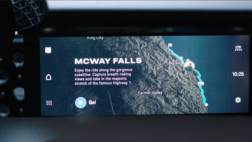 Mapbox's tweet photo. Our navigation collaboration with @Porsche incorporates customized maps, live location, social navigation, augmented reality, and 3D route previews. See the vision: https://t.co/nF7Ah5vKML #Slush18 https://t.co/0hDCWtg0Nc