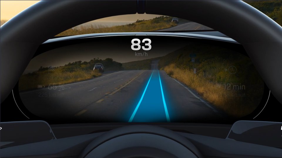 Mapbox's tweet photo. Our navigation collaboration with @Porsche incorporates customized maps, live location, social navigation, augmented reality, and 3D route previews. See the vision: https://t.co/nF7Ah5vKML #Slush18 https://t.co/0hDCWtg0Nc
