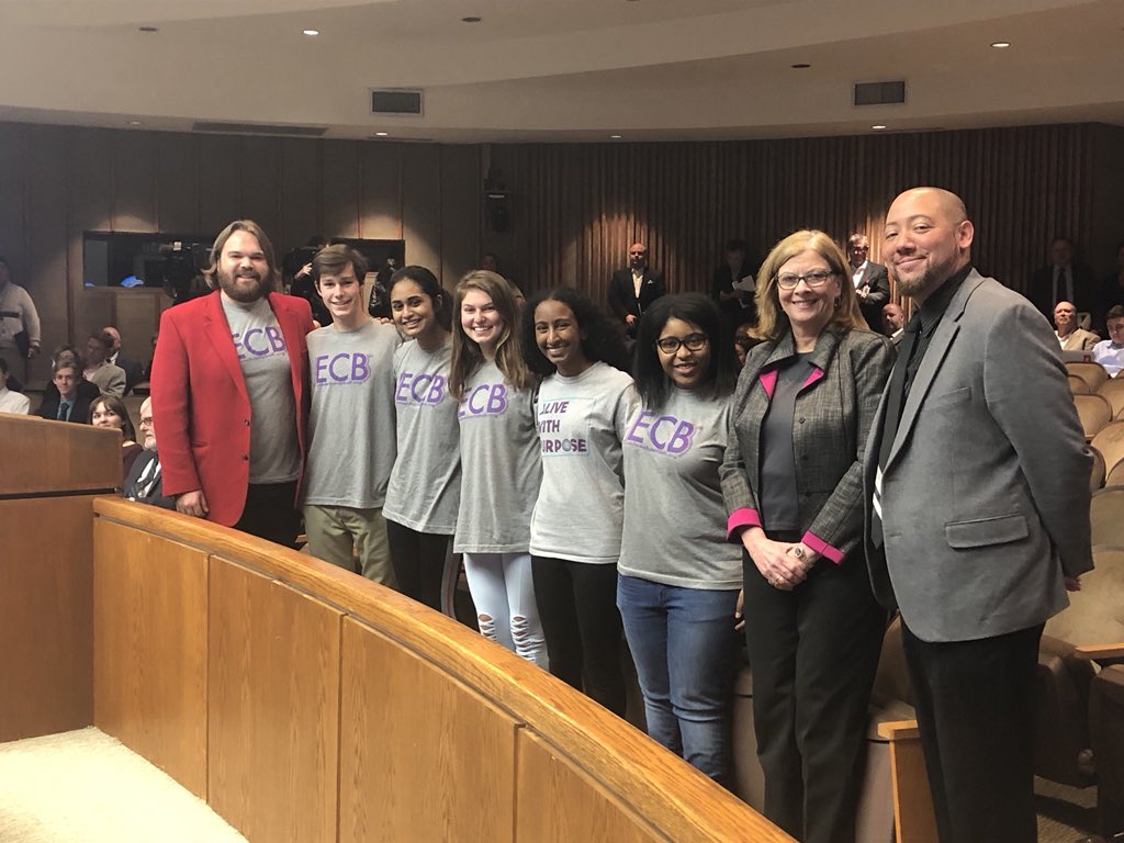 EHSCharityBall's tweet photo. Honored to be given a proclamation by the Raleigh City Council! December 8th is officially Charity Ball Day! @RaleighGov 
#AliveWithPurpose @AutismSocietyNC @NancyMcFarlane https://t.co/i7M7vsMReb