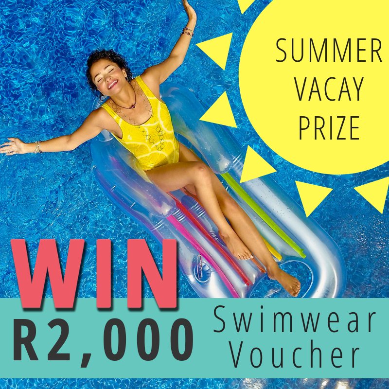 Summer is here, and so is the R2,000 swimwear voucher giveaway βοΈ π Play now to stand a chance of winning - entries close at midnight! https://t.co/ty8D5XHvCk https://t.co/7Nx3T8sqE6