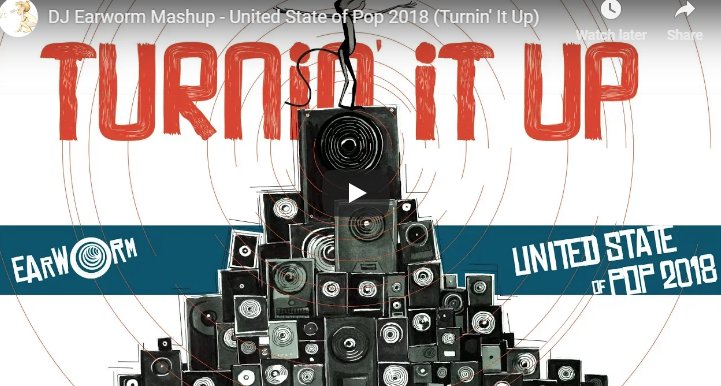 Y94Official's tweet photo. He's baaack! #DjEarworm once again pays homage to popular music in his mashup of the most popular songs of 2018 in The #UnitedStateOfPop! https://t.co/v3Devcg9vw https://t.co/3o7Uo9uPix