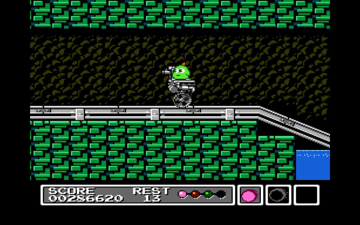 If anyone where to ask me what's the best NES game of all time, I will always say Mr. Gimmick. It is not only the tightest platformer with the best design levels on the console. But it has the best visuals and music with pretty bonkers AI for bosses. 100% play this game now!