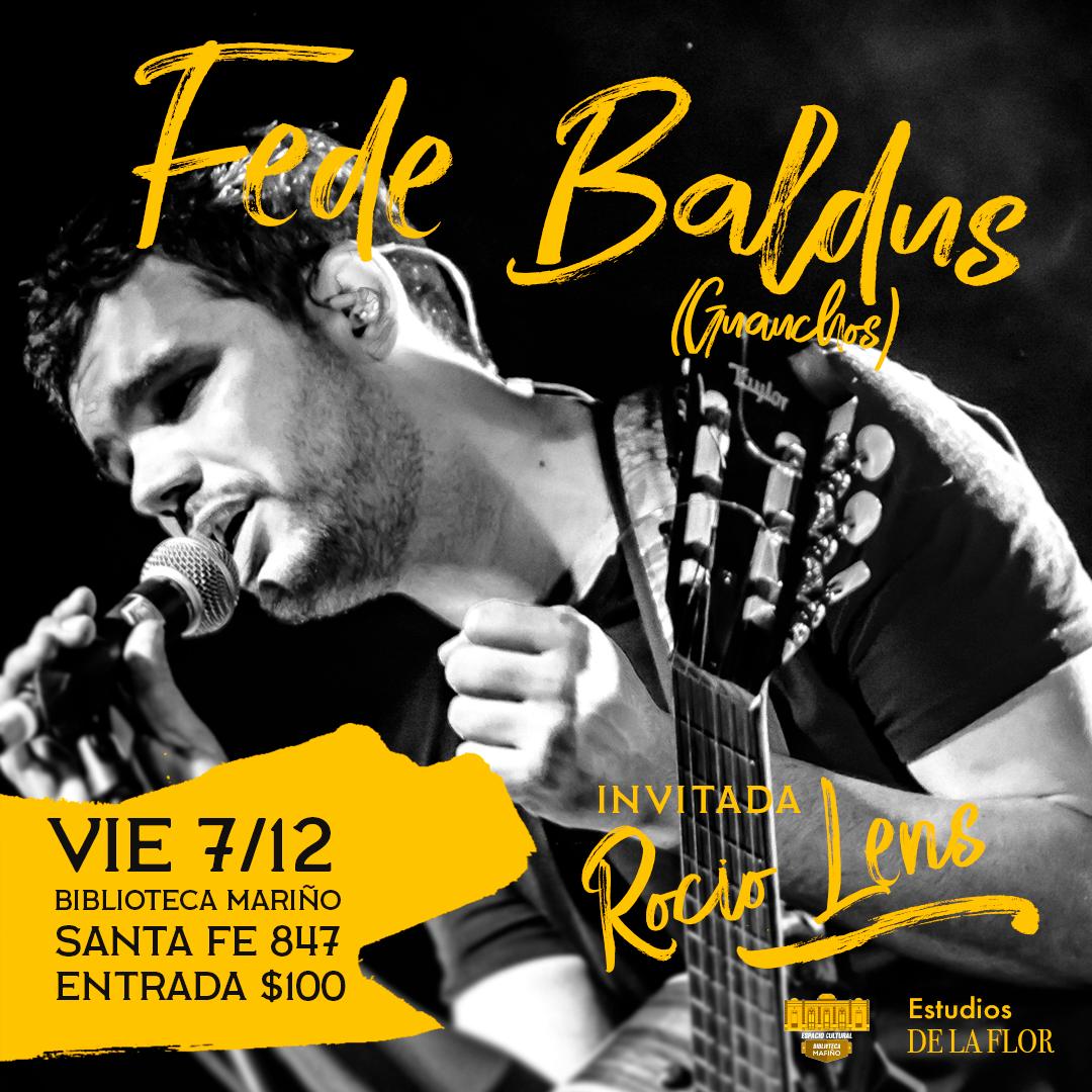 Federico Baldus, el vocalista de <a href="/guauchos/">Guauchos</a> en #Corrientes
Viernes 07/12 en Sala de la Biblioteca Mariño (Santa Fe 847) 23 hs. 
Entradas $100
Cc <a href="/PatioCulturalOK/">El Patio Cultural</a>