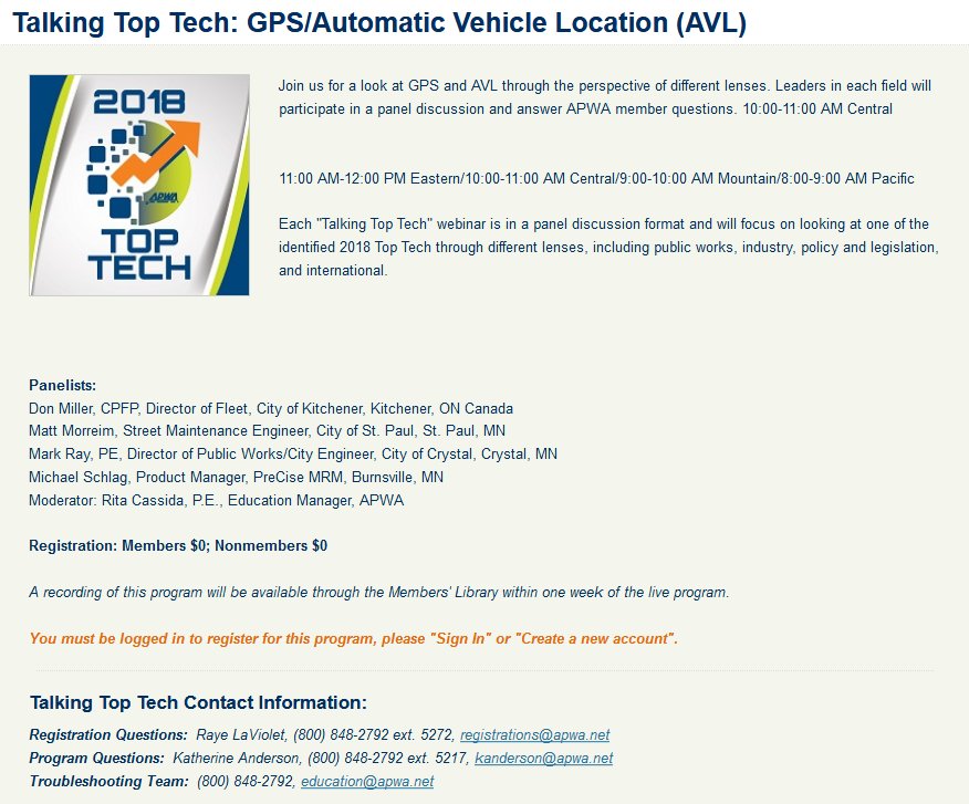 Ontario Public Works On Twitter Talking Top Tech Gps Automatic