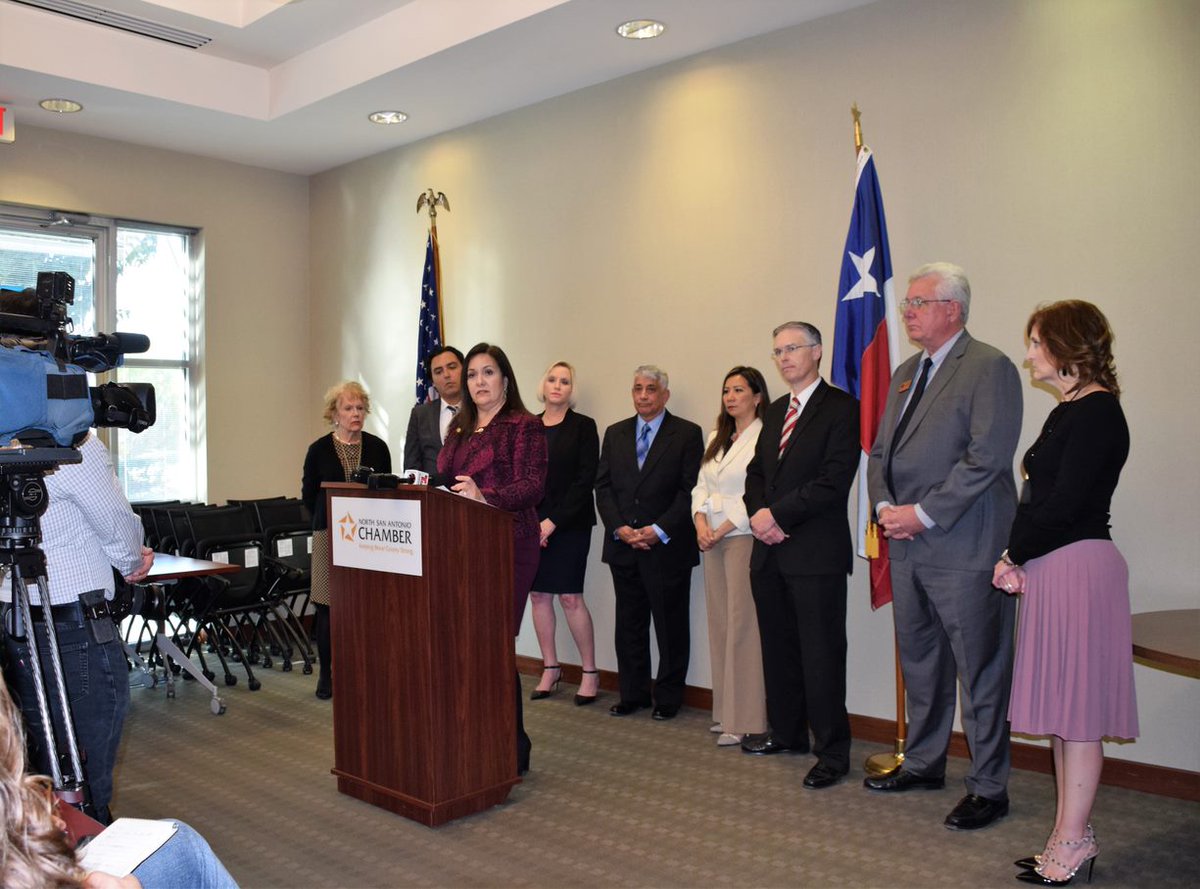 MetroSAChamber's tweet image. Yesterday, we hosted a press conference, along with our business coalition partners, to address the Paid Sick Leave Ordinance.  #advocacy #NorthSAChamber #PaidSickLeave #repeal