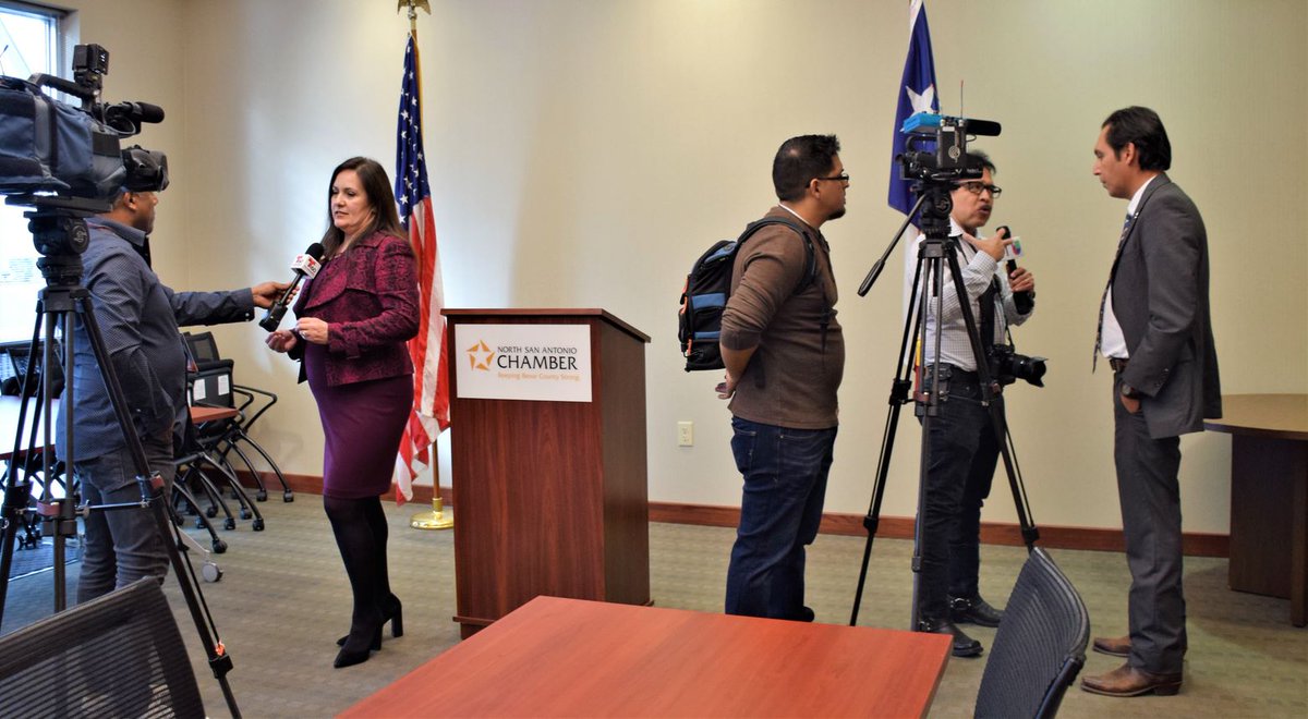 MetroSAChamber's tweet image. Yesterday, we hosted a press conference, along with our business coalition partners, to address the Paid Sick Leave Ordinance.  #advocacy #NorthSAChamber #PaidSickLeave #repeal