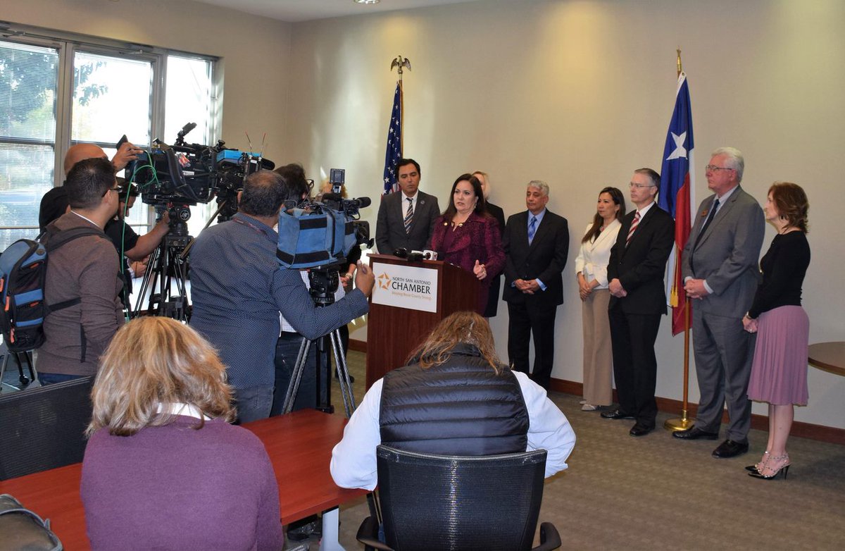 MetroSAChamber's tweet image. Yesterday, we hosted a press conference, along with our business coalition partners, to address the Paid Sick Leave Ordinance.  #advocacy #NorthSAChamber #PaidSickLeave #repeal