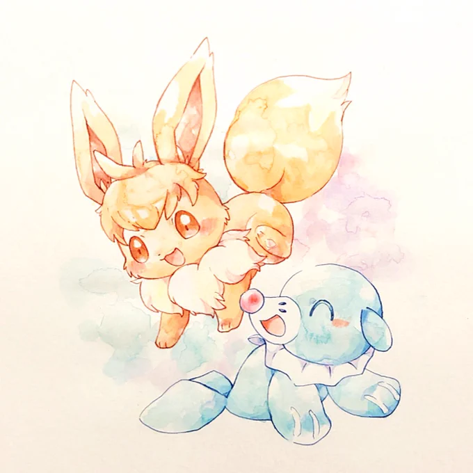 ナギサとアシマリ 