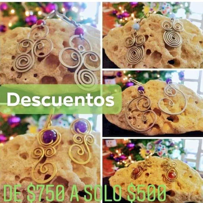 Promoción navideña!!! Compra tus regalos navideños ya! Entregas en toda la ciudad de puebla y envíos a toda la república #Navidad #descuentos #handmade #aretes #Feliz