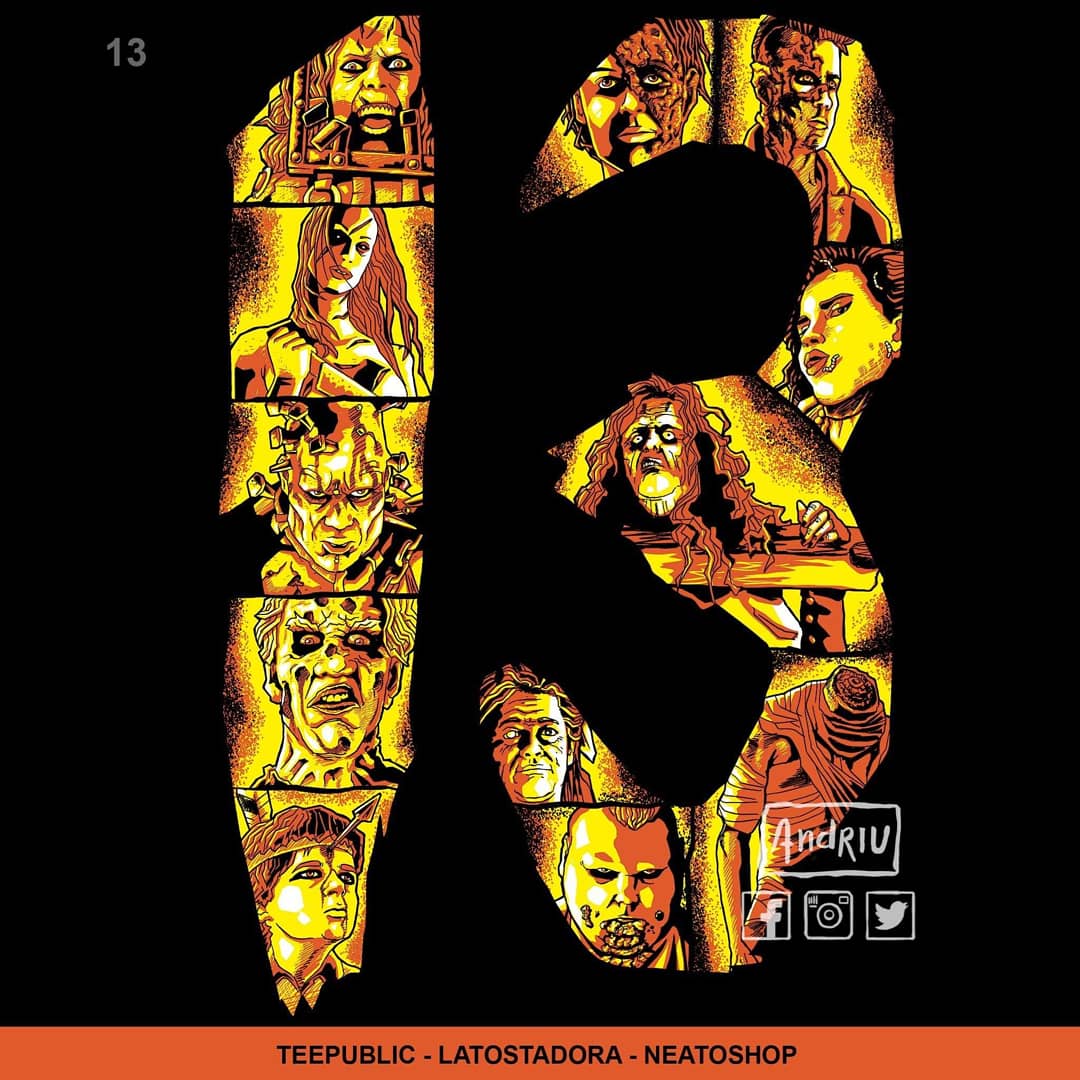 Andriu_ilust's tweet photo. 13.A bad design for a bad movie? XD // Un mal diseño para una mala película XD.

Available t-shirt 
#andriu #parody #latostadora #neatoshop #teepublic #13ghosts #horror #movie #juggernaut #hammer  #jackal #angryprincess #film #cinema  #tee #tshirt #apparel #clothing https://t.co/BEdfFGqar5