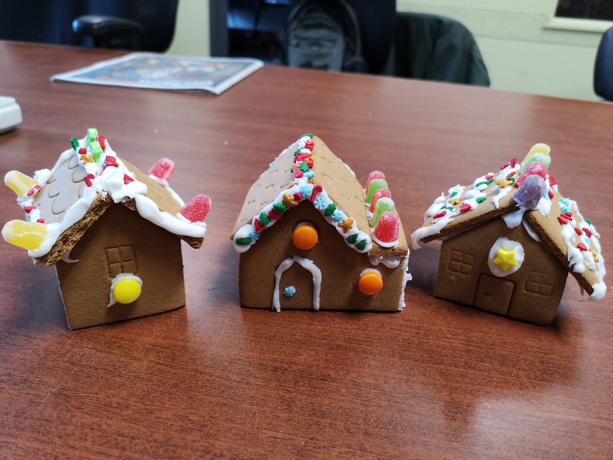 Welcome to Ginger Street! Whos house do you like best? Mike's is on the left, Matt's is in the middle, and Nick's is on the right